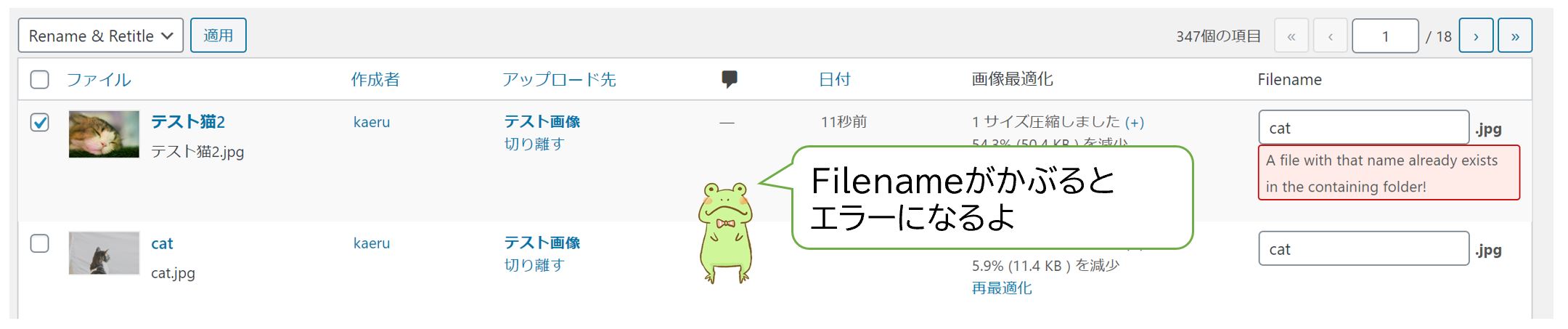 Phoenix-Media-Renameが変換できない時