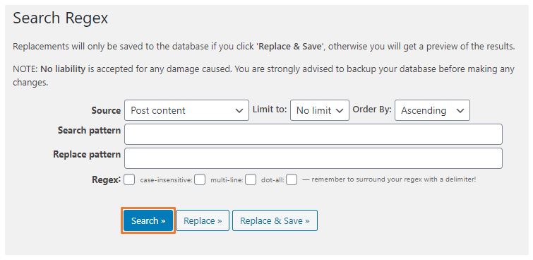 Search-Regexの使い方