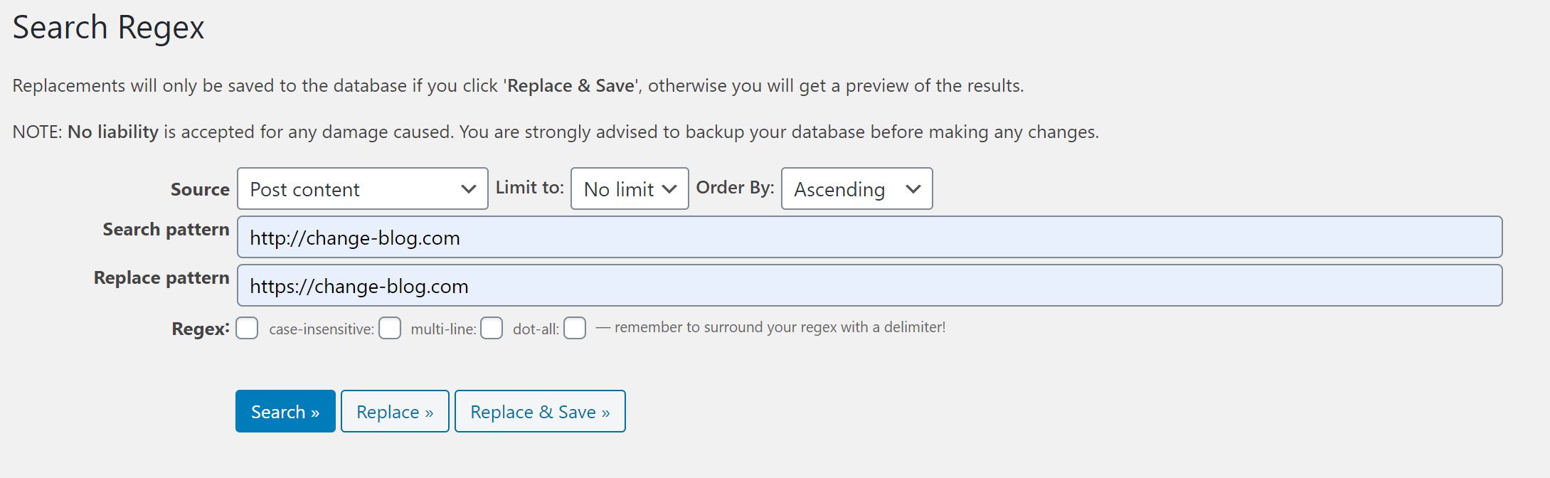 Search-Regexの使用例